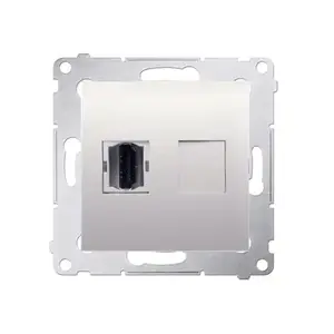 Kontakt-Simon DGHDMI.01/41 HDMI Socket-Outlet, White