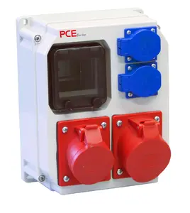 PCE MIKOŁAJKI 4M Stationary Distribution Box 32A/5P 16A/5P 2x230V IP54 ECOline
