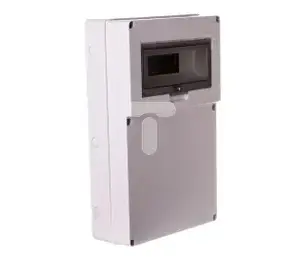 Elettrocanali EC69005 tukšs būvniecības sadales skapis, 12 moduļi, 6 ligzdas, pelēks