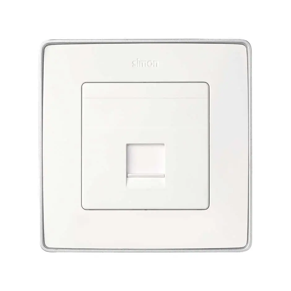 Kontakt-Simon 82005-30 Wall Plate for RJ45 Socket Photo 2