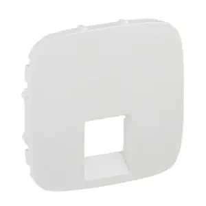 Декоративная накладка Legrand 755415 Valena Allure для розетки RJ11 или RJ45, белая