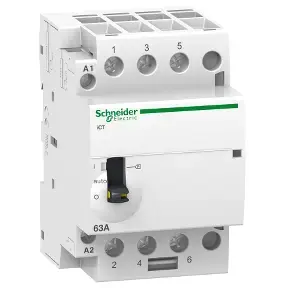 Модульный контактор Schneider Electric iCT A9C21843, 40А, 3НО, 230В AC