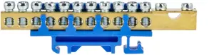 Клеммная колодка Incobex 11x16 мм2 и 1x35 мм2, синяя