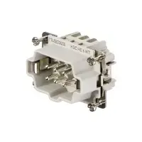 Weidmüller 1745820000 HDC HE 6 MT Industrial Connector Insert 6-Pole Grey