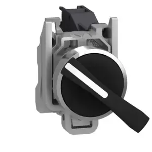Schneider Electric XB4BJ21 2-Position Selector Switch 22mm Black