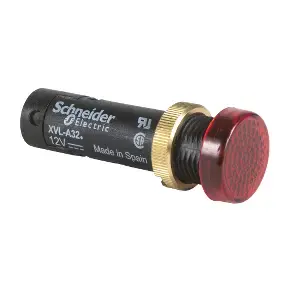 Schneider Electric XVLA334 LED Indicator Lamp, 24V DC, Red