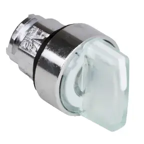 Schneider Electric ZB4BK1513 Illuminated Selector Switch Head, 3-Position, Spring Return
