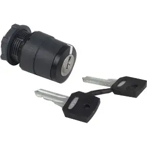 Переключатель с ключом Schneider Electric ZB5AG2, 2 положения, Ronis 455, без подсветки