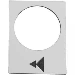 Schneider Electric ZB2BY4903 Legend Plate for XACA Series Pendant Control Stations, Raise/Slow-Fast or Right/Slow-Fast