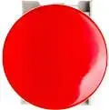 Spamel SP22-DC-11 Mushroom Push Button, Red, 1NO 1NC, Nickel-Plated Ring