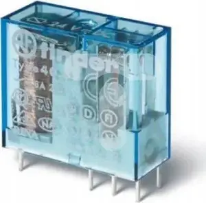 Finder 40.52.7.048.0000 miniatūrais relejs, 2 kontakti, 8A, 48V DC, jutīga spole