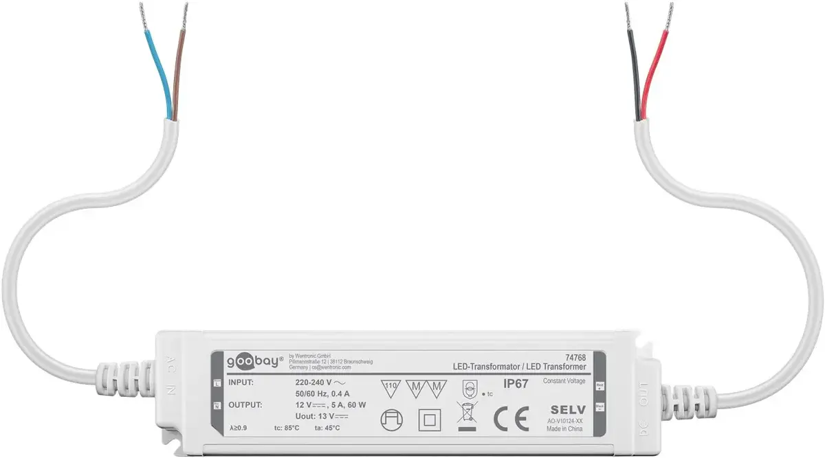 Goobay 74768 elektroniskais transformators 60W Photo 2