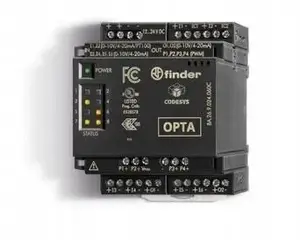 Finder 8A.26.9.024.060C Codesys Analog Expansion Module, 12-24V DC, 6 Analog Inputs, 2 Outputs