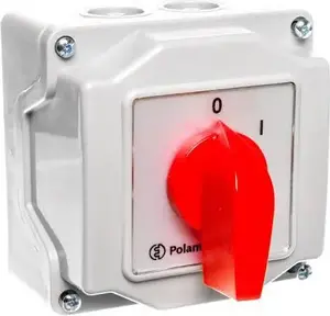 Tarel 8314-200 Cam Switch 0-1 3-Pole 16A in Enclosure with Front Plate