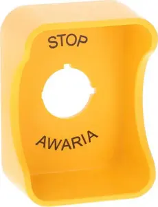 Promet Emergency Button Guard for 22mm Mounting Diameter, Yellow