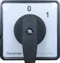 Spamel ŁK-SA Cam Switch 10A, Panel Mount, Grey-Black