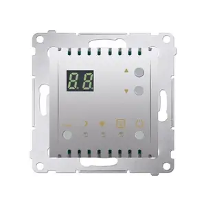 Kontakt-Simon DTRNW.01/43 Temperature Controller with Display and Internal Sensor 16A 230V Matte Silver