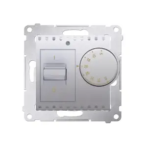 Kontakt-Simon DRT10W.02/43 Temperature Regulator with Internal Sensor, Silver