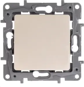 Legrand Niloe Single Push-Button Switch 6A Cream