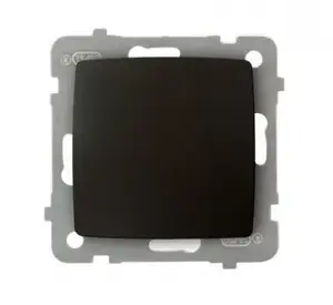 Ospel Karo ŁP-1S/m/40 Single Switch, 10A 250V, Brown Metallic