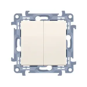 Kontakt-Simon CP2.01/41 Pushbutton Switch, 10A 250V, White