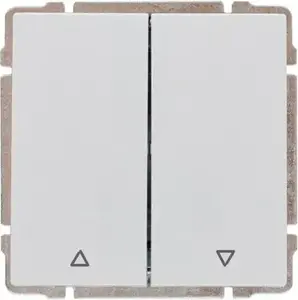 KOS KOS66 Shutter Push-Button Switch, White