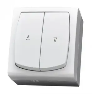 Ospel ŁNH-7N/00 Hermetic Shutter Switch, 10A 250V, White