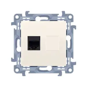 Компьютерная розетка Kontakt-Simon C51.01/41 RJ45 кат. 5e белая