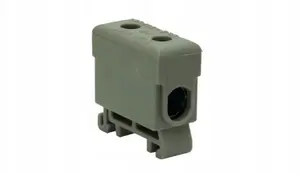 Распределительный блок ELEKTROPLAST WLZ35P/150/s однополюсный для кабелей AL/CU 35-150мм2, серый, монтаж на панель и DIN-рейку