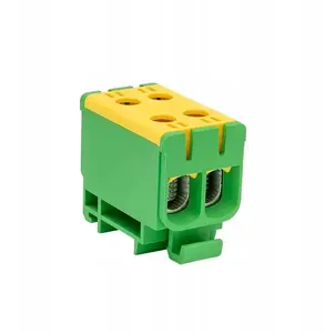 Распределительный блок ELEKTROPLAST WLZ35/2x50/z 1-полюсный для проводников AL/CU 2,5-50 мм2, желто-зеленый