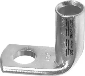 Erko KCS90 Copper Tubular Ring Terminal 90° M10 for 185mm² Cable