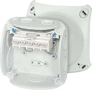 Hensel DK 0202 GZ Junction Box, 5x2.5mm², IP66, Grey