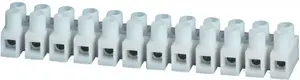Simet LPA12-1.5 skrūvju spaiļu bloks, 12-polu, 1.5mm2, balts