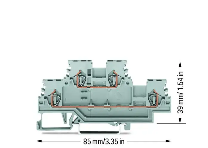 Wago 279-501 divstāvu spaiļu bloks Photo 2