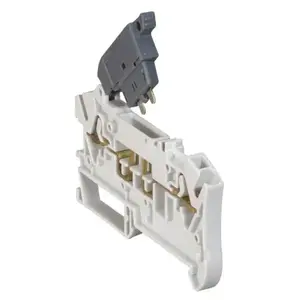 Клеммная колодка Legrand 037281 Viking пружинная, 2-проводная, 2.5мм2, серая