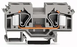Wago 283-604 2-Conductor Terminal Block 16mm² Grey