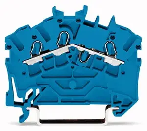 Wago 2002-6304 3-vadu spailu bloks 2.5mm² zils