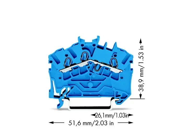 Wago 2002-6304 3-vadu spailu bloks Photo 2