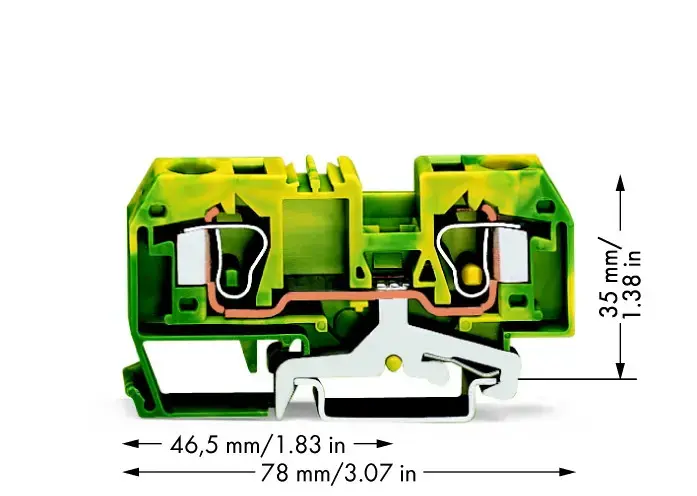 Wago 284-907 zemējuma spailes bloks Photo 3