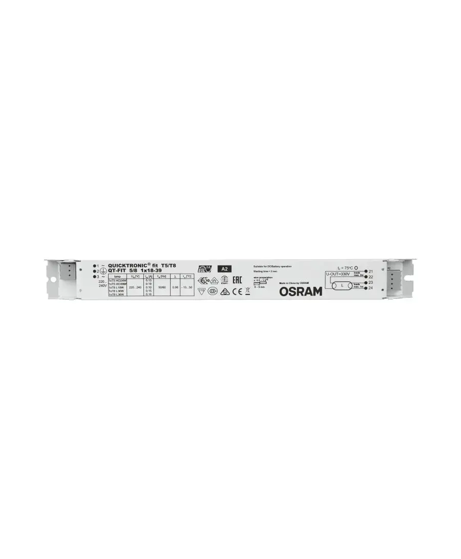 Osram QT-FIT 5/8 1X18-39 elektroniskais balasts Photo 2