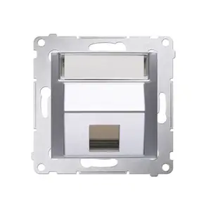 Kontakt-Simon DKP1S.01/43 viena datu ligzdas vāciņš ar marķējuma lauku, sudraba krāsā