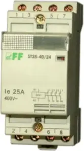 F&F ST25-11 Modular Contactor 25A 1NO 1NC 230V AC