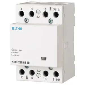 Установочный контактор Eaton Z-SCH230/63-40, 230В, 63А, 4НО