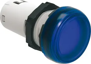 Светосигнальная лампа LOVATO Electric LPMLB6, моноблочная, LED, синяя, 24В AC/DC
