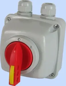 Elektromet 0-I 3P 16A Cam Switch in IP44 Enclosure with Padlock Facility