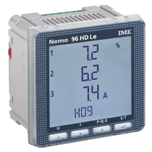 IME S.p.A. NEMO 96 HDLE Panel-Mounted Network Parameter Meter 1-5A 500V AC/DC with RS485