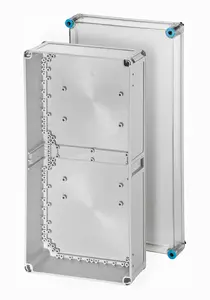 Корпус Hensel K 0400 без выштамповок, 300x600x170 мм, прозрачная крышка