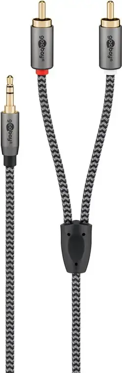 Goobay 65290 3.5mm uz 2x RCA audio kabelis 5m Photo 4