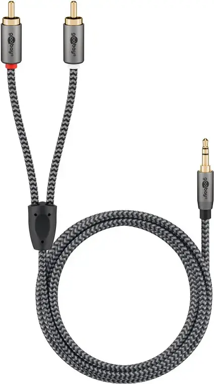 Goobay 65290 3.5mm uz 2x RCA audio kabelis 5m Photo 5
