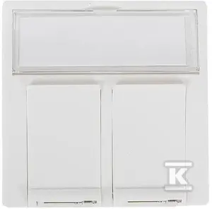 SecurityNET MMC Adapter 45x45mm for 2xRJ45